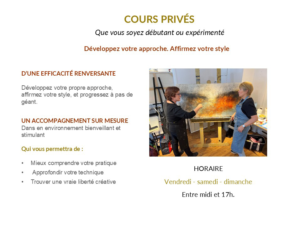 Annonce des ateliers de coaching privé